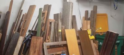 Various wood pieces for sale
