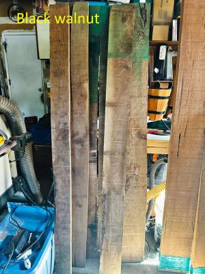 Hardwood bundle Pecky Bolivan walnut (exotic) Black walnut Maple Red oak with alot of scrap cuts
