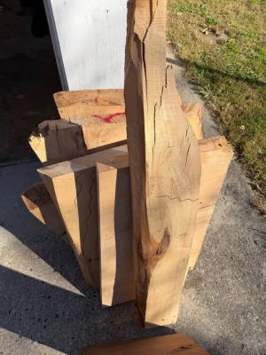 Small slabs and hardwood offcuts
