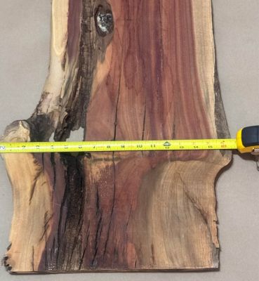 Pistachio Live-Edge Slab — Rare Graft Wood — $70 + shipping