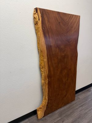 Live Edge Solid Wood Slab | 68.5"L x 34–36"W | Table Top / Desk / Bar Top