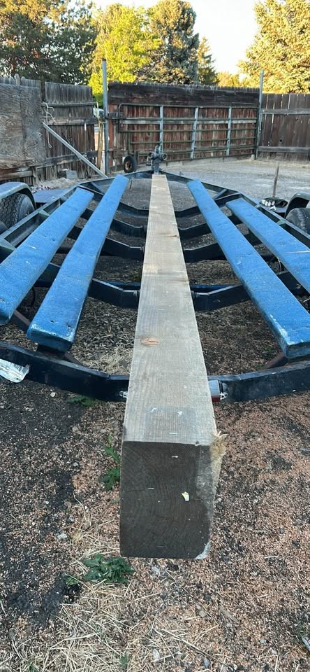 Solid wooden beam 7 x 11 20 feet long - Image 2