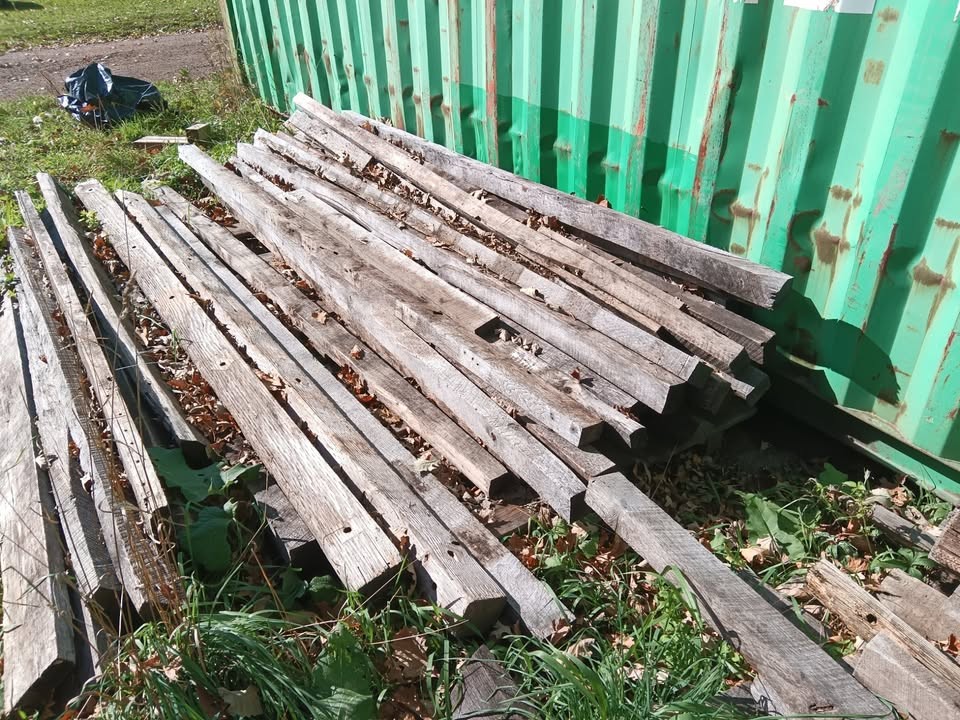 Rough sawn 3X4" X 10 foot boards - Image 2