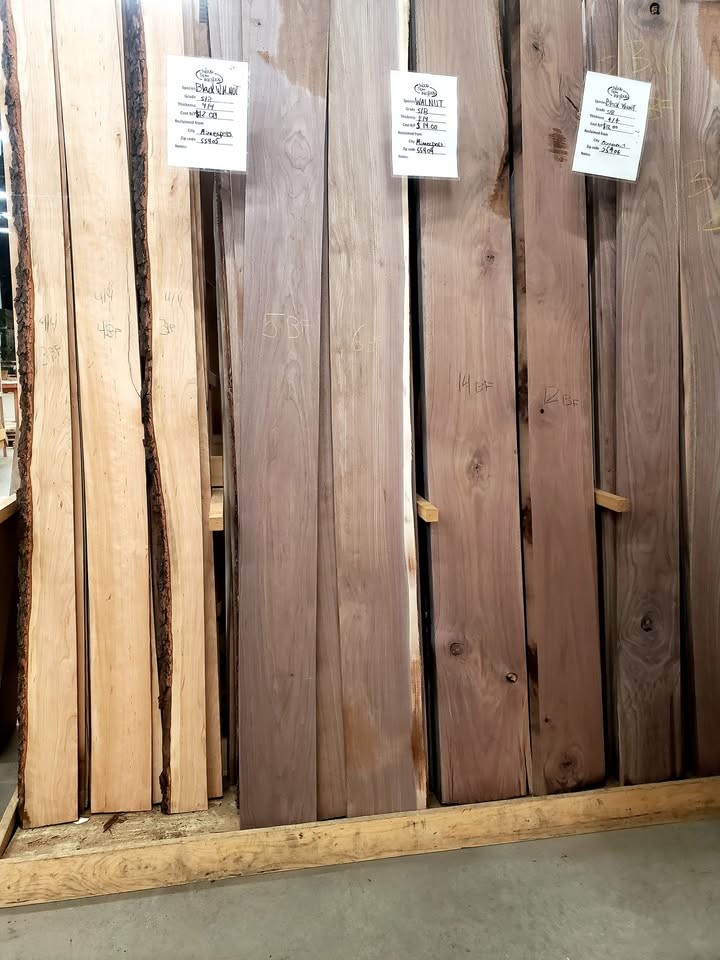 walnut lumber locally reclaimed kiln dried and sterilized - Image 2