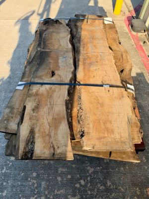 5/4 Live Edge Olive Wood Slabs - 5’ to 5’-6” Long - $17.50/BF