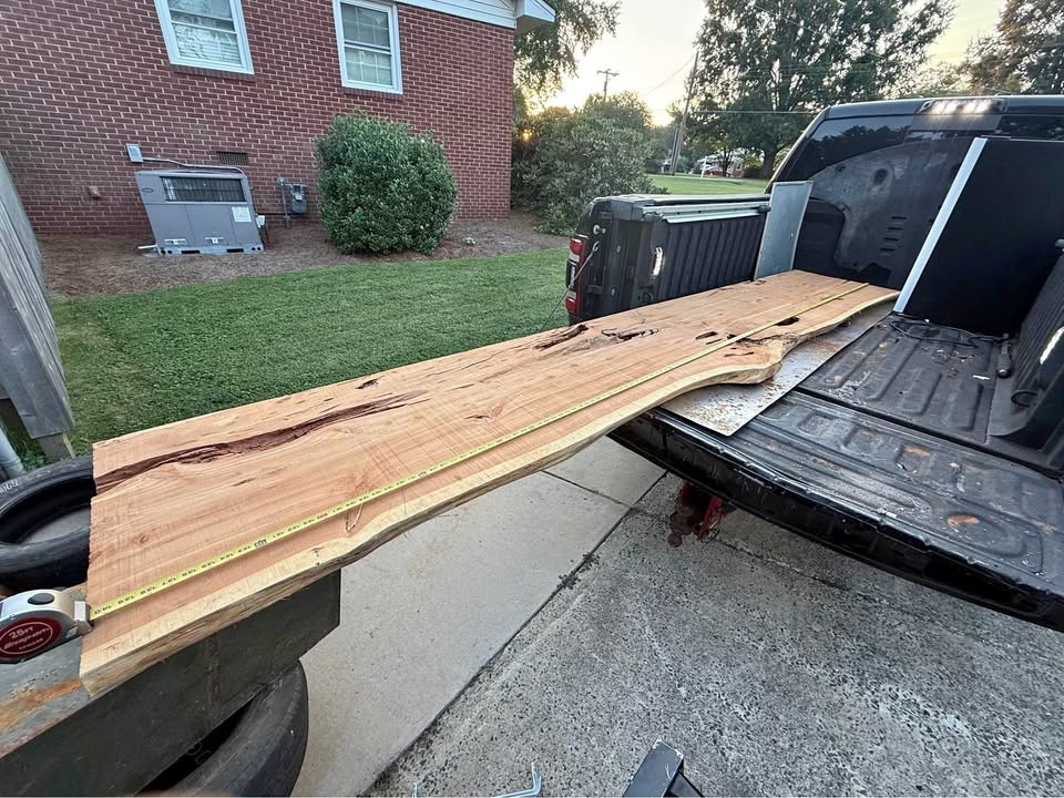 Live Edge Wood Slab cedar - Image 1