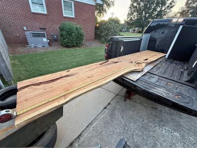 Live Edge Wood Slab cedar