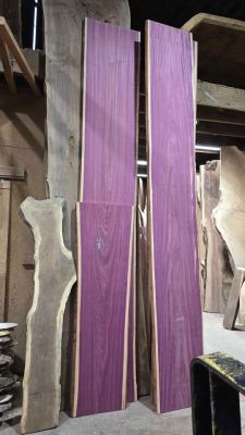 Wood slabs , Vacuum Kiln dried and surfaced flat , 800 fully dried slabs