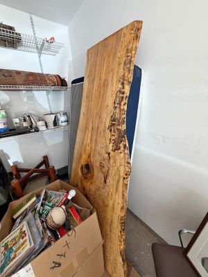 Large Live-Edge Solid Wood Slab / Tabletop