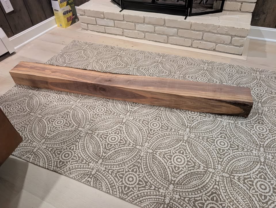 Black Walnut Mantel - Image 2