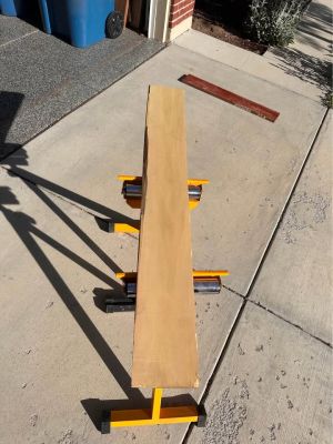 Various domestic and exotic hardwoods