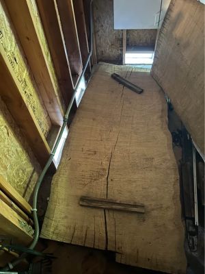 Heavy! Huge Valley oak slab! PLEASE READ DESCRIPTION!