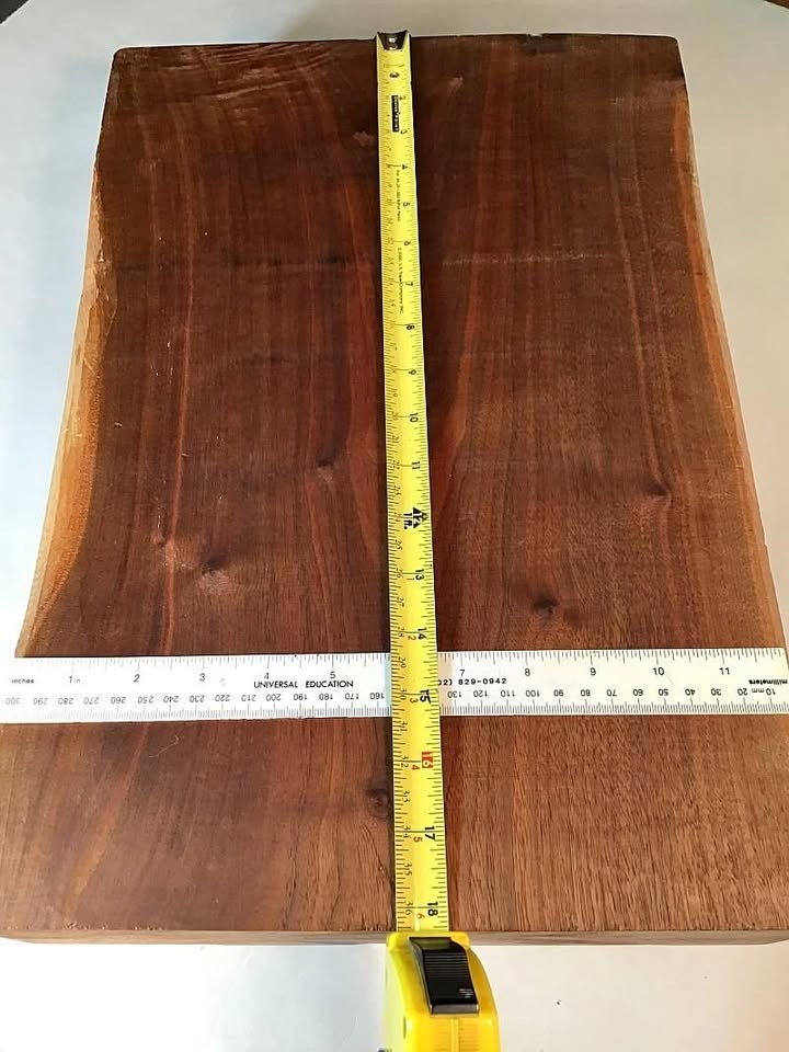 9/4 CLARO WALNUT /18-1/4" LENGTH X 12-1/4" WIDTH X 3" THICK - Image 1
