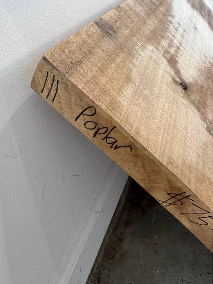 Poplar Wood Slab - Image 3