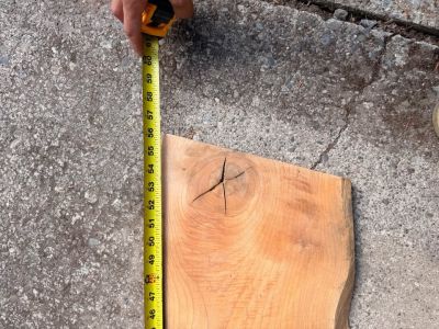 Live edge wood slab