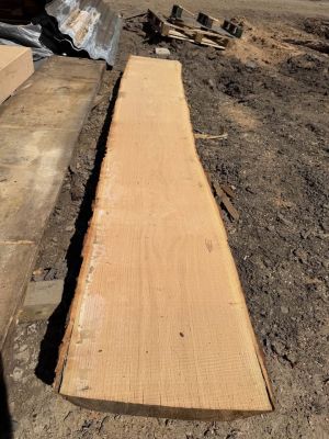 Red Oak Live Edge slab