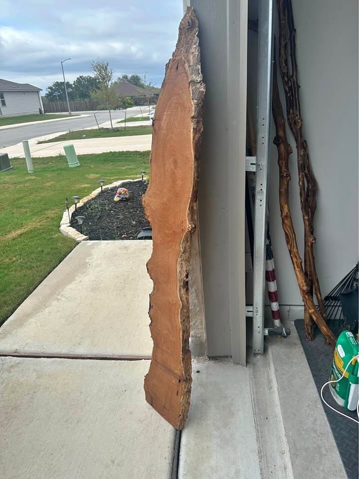 Live Edge Mequite Wood Slab – Rustic Décor / Tabletop Project - Image 1