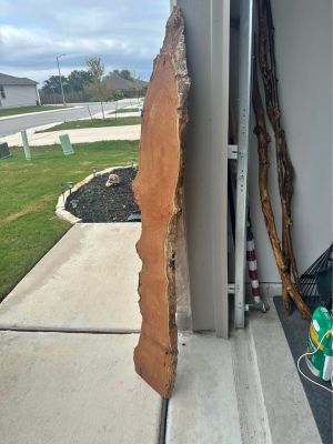 Live Edge Mequite Wood Slab – Rustic Décor / Tabletop Project