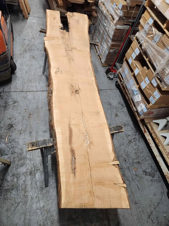 3x27x12ft Massive Juniper Live Edge Slab-Kiln Dried - Mantel Table Bartop Project Wood - Image 2