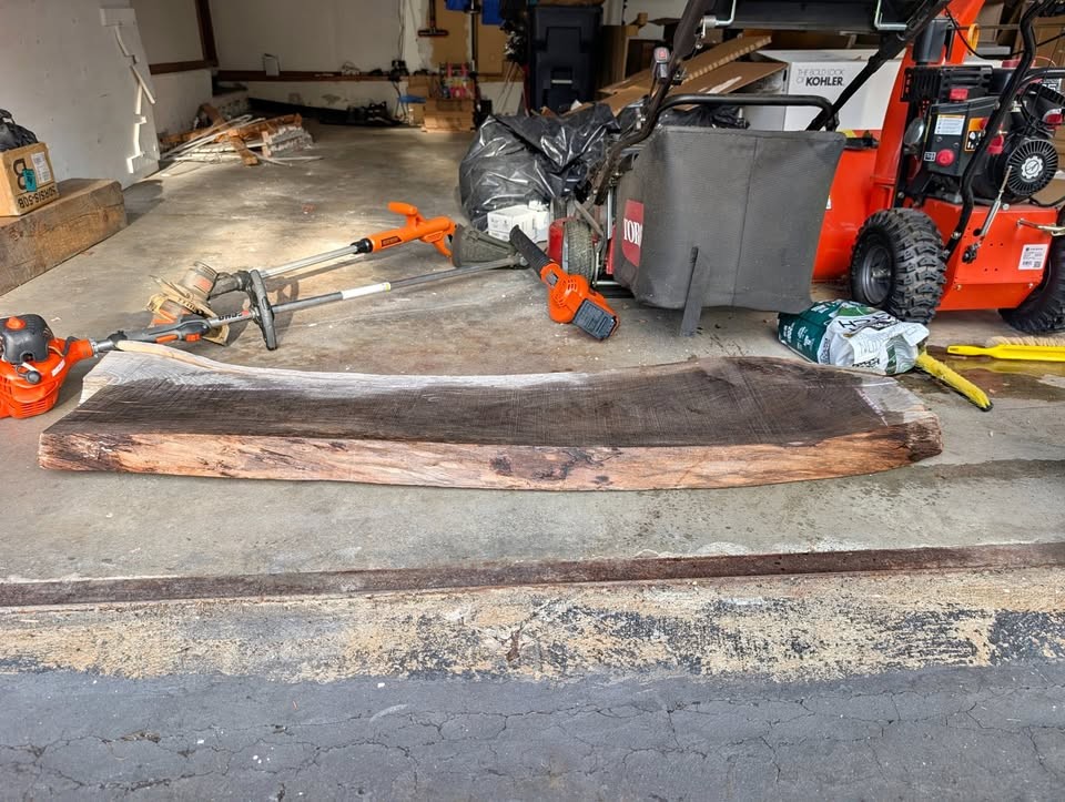 Live Edge Black Walnut Slab - Image 1