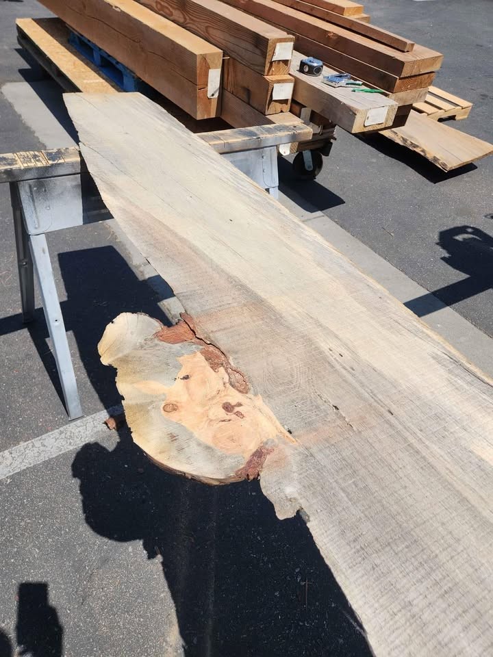 Wood Project Live Edge Slab - 1x20x8.5ft - Image 9