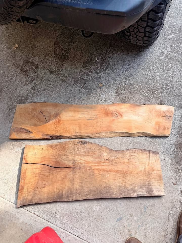 Live edge wood slab - Image 1