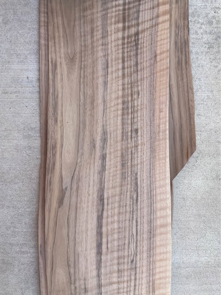 Curly Walnut Wood Veneer Sheets - Image 2