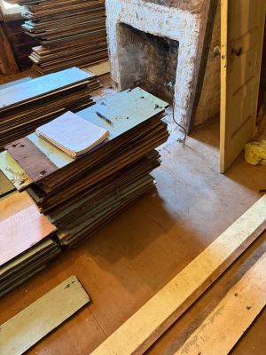 Hart pine wood from 1820’s house