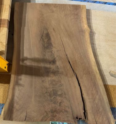 Black Walnut hardwood live edge slabs and lumber. Perfect for woodworking, cutting boards, furniture