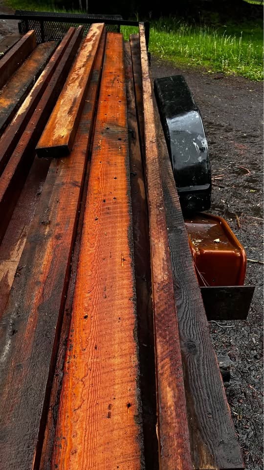 rough cut old growth tamarack - Image 5