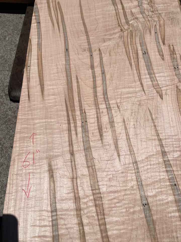Figured Ambrosia Maple Lumber - Image 4