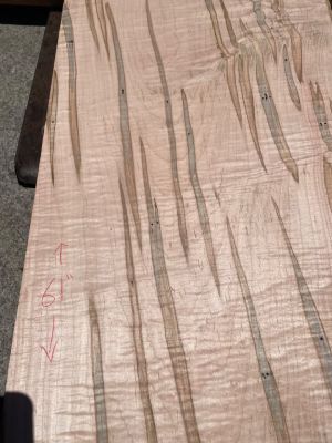 Figured Ambrosia Maple Lumber
