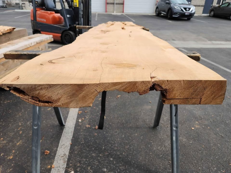 Live Edge Wood Slab - 3x22x9.5ft - Kiln Dried Juniper - Epoxy Project Material - Image 2