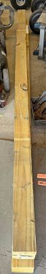 4”x4”x8’ pressure treated timber