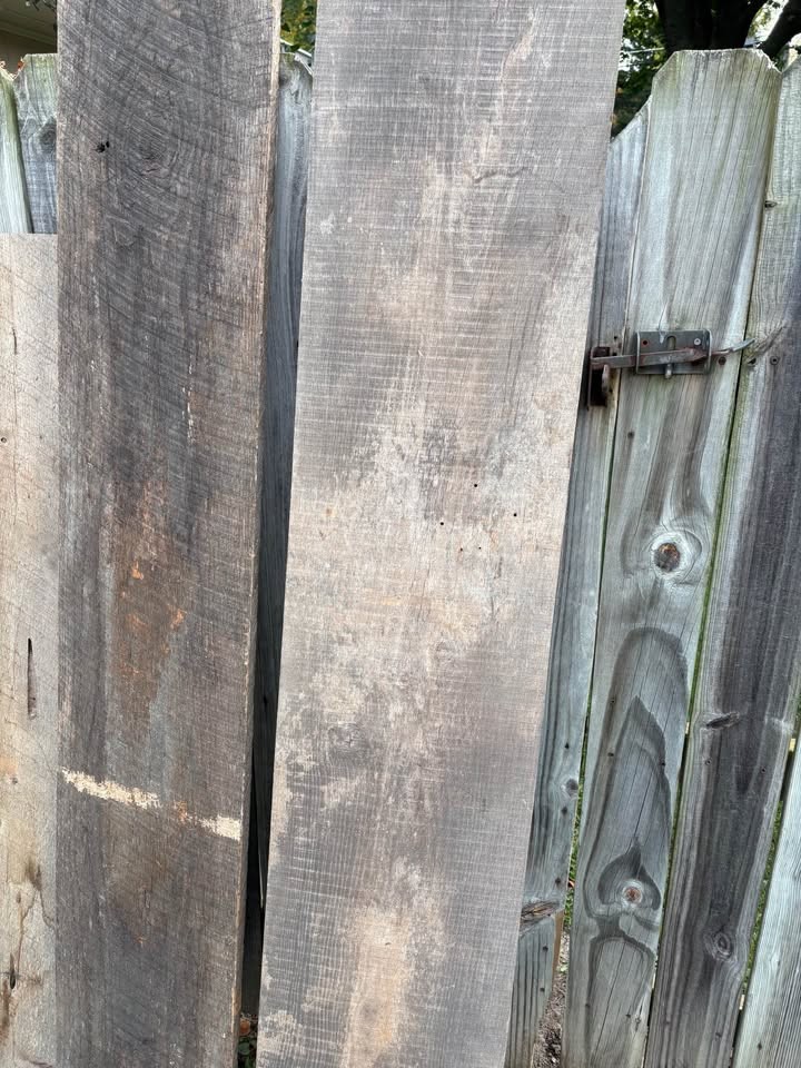 Assorted Live Edge Wood Slabs and Reclaimed Lumber - Image 7