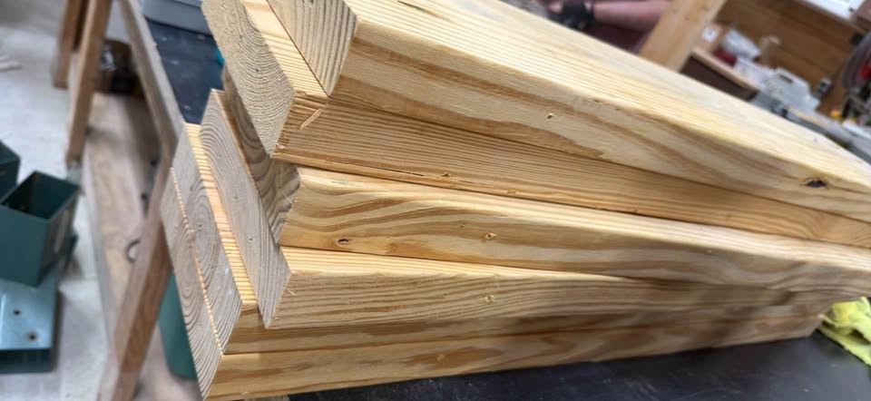 6- 2x8, 33 inches long, no 2 prime pine - Image 2