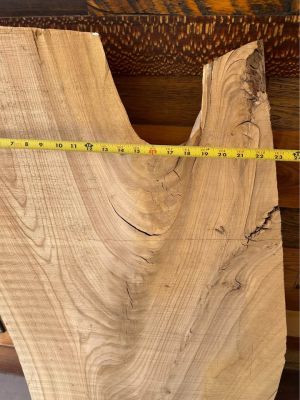Thick live edge wood slab for sale