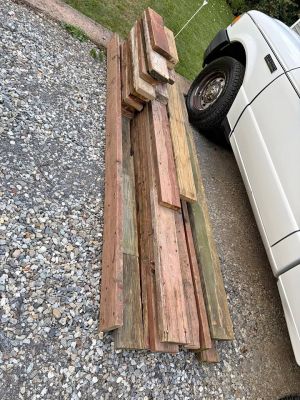 Reclaimed PT Lumber Boards