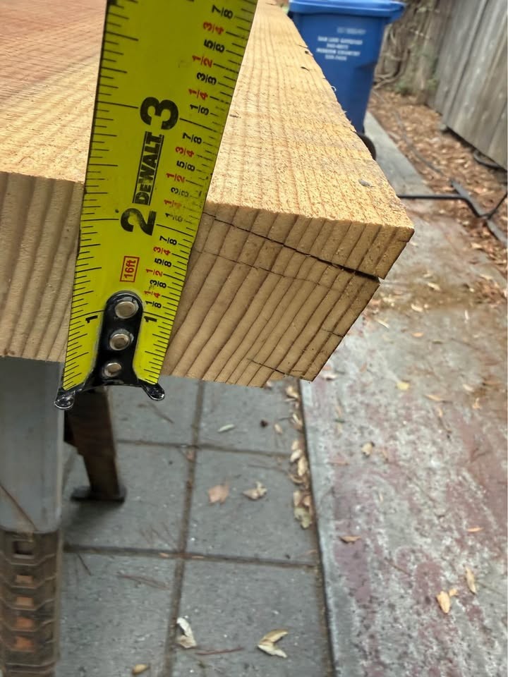 6ft Live edge Redwood slab - Image 4