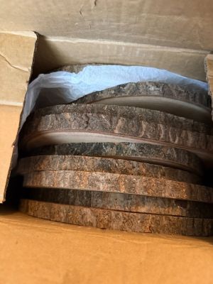 14 Natural Wood Slices for Centerpieces OBO