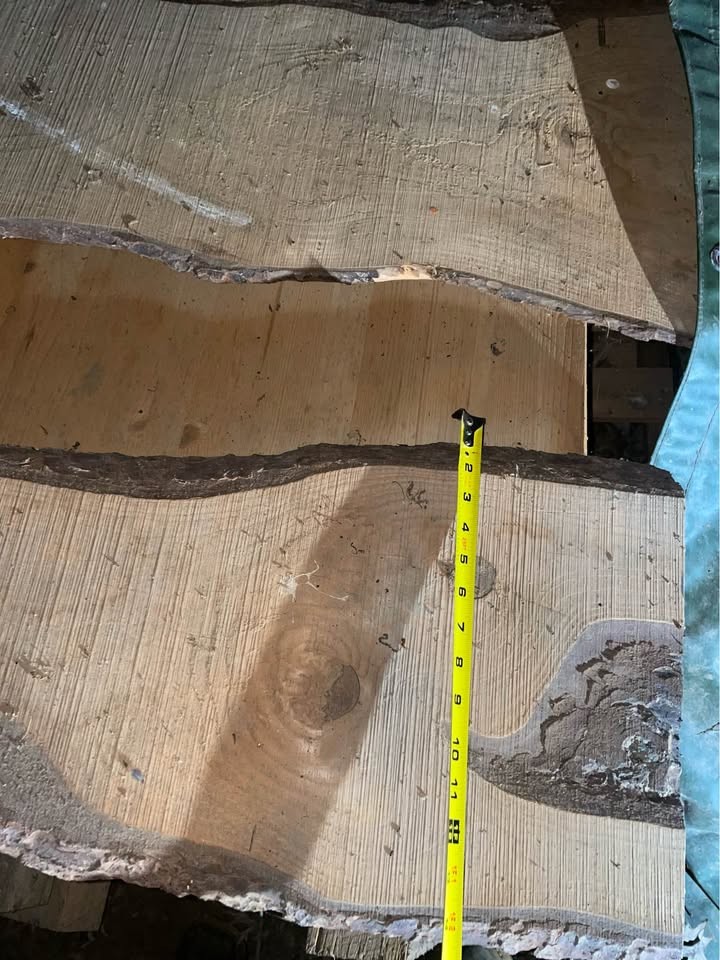 Live edge & rough cut lumber wood boards - Image 8
