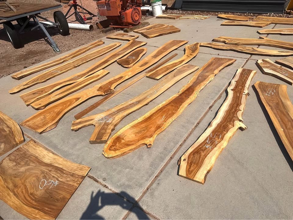 Live edge Indian rosewood slabs - Image 6