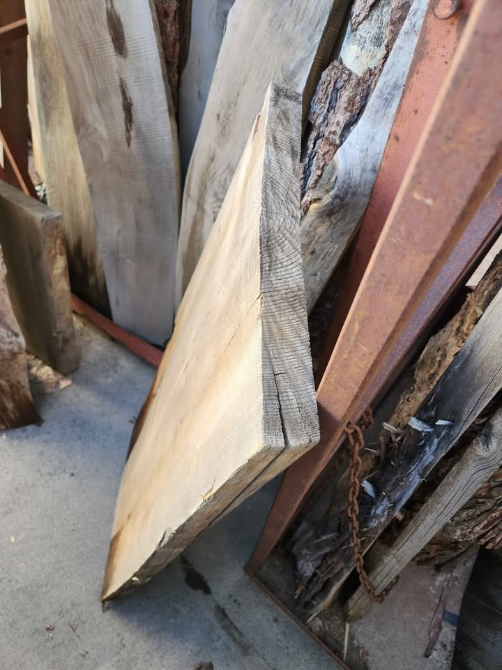 Project Wood Slab 2x22x4'6" Live Edge Lumber - Image 5