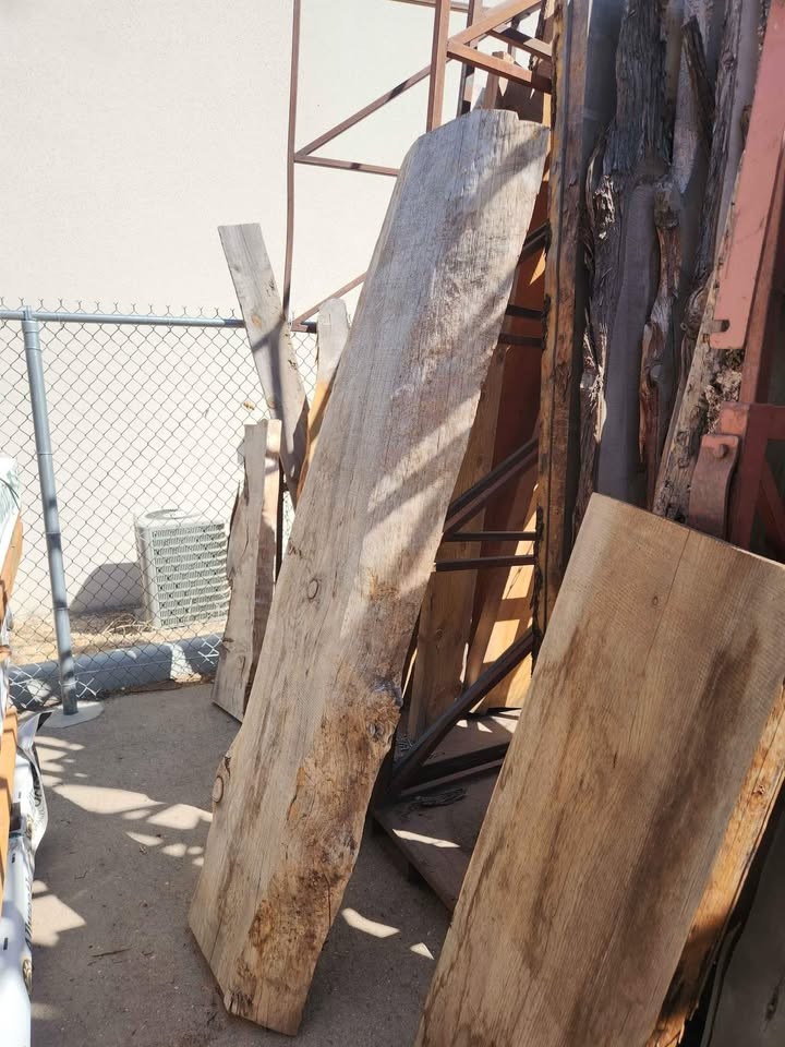 Wood Slab Woodworking Live Edge Epoxy Project 27" x 7'4" x 5" - Image 3