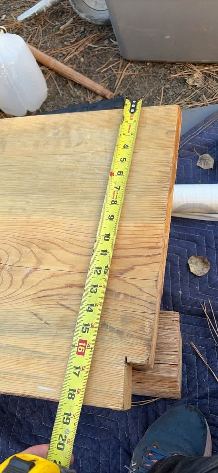Live edge blue pine slab - Image 2