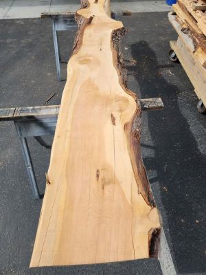 3x19x11.5ft Kiln Dried Juniper Slab - Project Wood