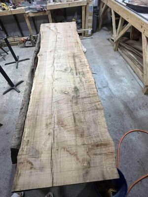 Rare Extra Long White Oak Slab — Kiln-Dried & Ready to Build