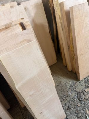 Lots of 55 figured maple cut offs