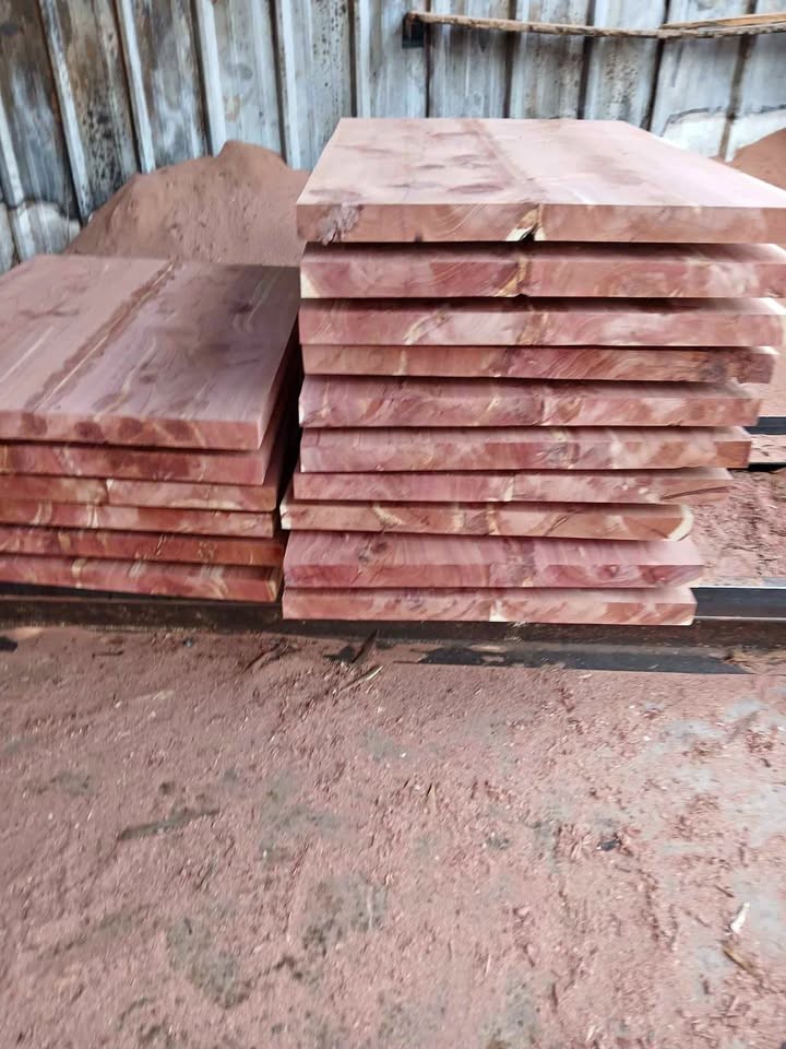CEDAR JOINED SLABS TABLE TOPS , WE DELIVER