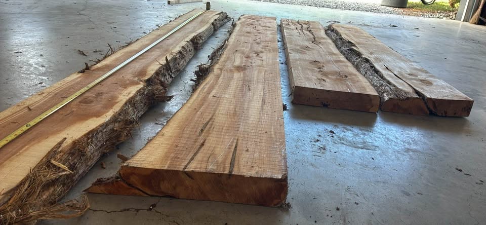 3” thick slabs of Cedar - Image 6